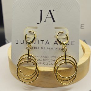 Aro Enchapado en Oro 24K