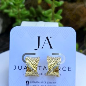 Aros Enchapado Oro 24K