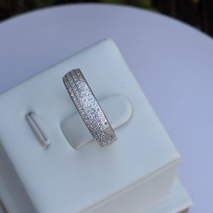 Anillo Cintillo Circones Pavè