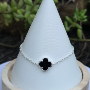 Pulsera Trebol Negro