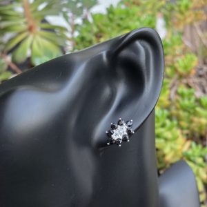 Aro Piedras Blanco y Negro